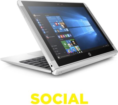 HP  x2 10-p050na 10.1  Touchscreen 2 in 1 - Silver